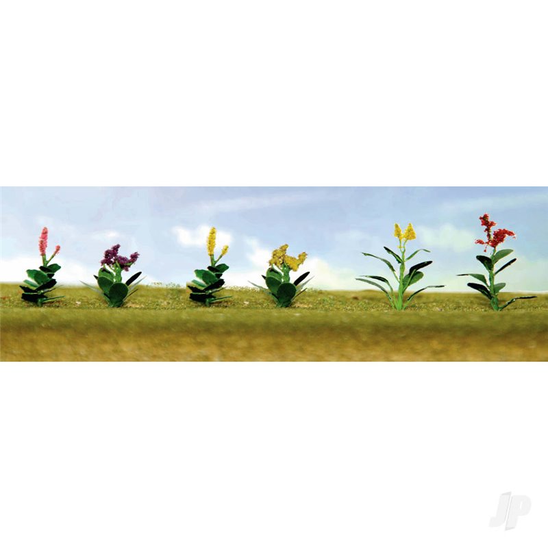 JTT Assorted Flower Plants 4, O-Scale, (10 per pack)
