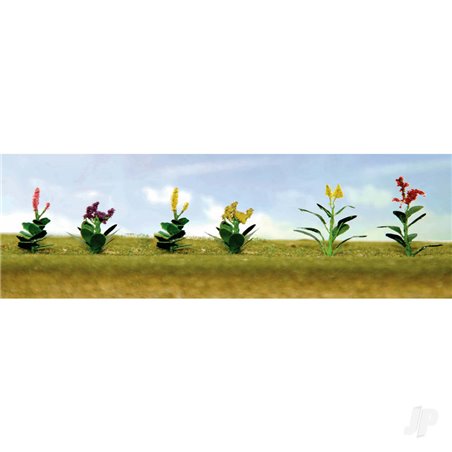 JTT Assorted Flower Plants 4, O-Scale, (10 per pack)