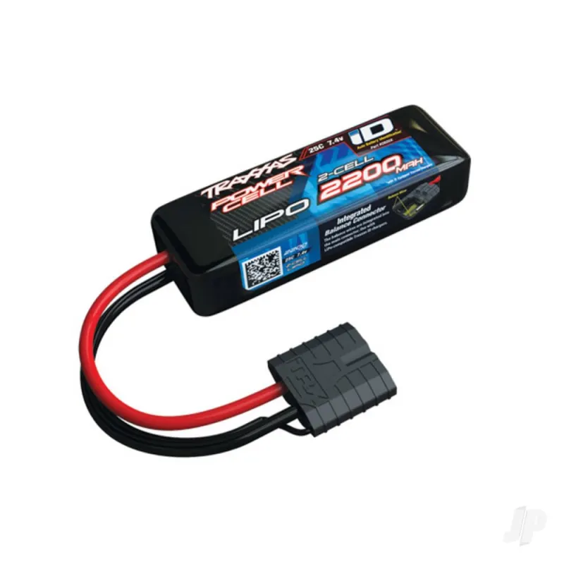 Traxxas LiPo 2S 2200mAh 7.4V 25C iD Power Cell Battery