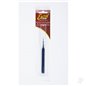 Excel Straight Point Fine Point Tweezers, Blue (Carded)
