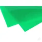 Evergreen 6x12in (15x30cm) Transparent Coloured Sheet .010in Thick GREEN (2 Sheet per pack)