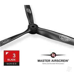 Master Airscrew 13x12 3-Blade Propeller Reverse/Pusher Black