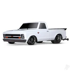 Traxxas Drag Slash 1:10 2WD Brushless Electric RTR Drag Racing Truck, Diamond White (+ TQi 2-ch, TSM, VXL-3S, Velineon 3500kV)
