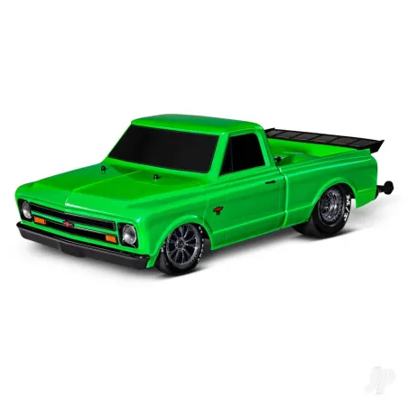 Traxxas Drag Slash 1:10 2WD Brushless Electric RTR Drag Racing Truck, Green Machine (+ TQi 2-ch, TSM, VXL-3S, Velineon 3500kV)