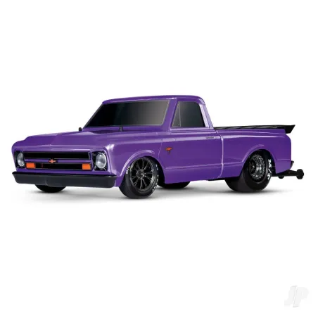 Traxxas Drag Slash 1:10 2WD Brushless Electric RTR Drag Racing Truck, Ultra Violet (+ TQi 2-ch, TSM, VXL-3S, Velineon 3500kV)