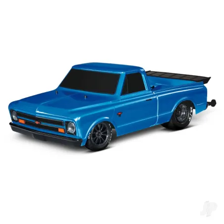Traxxas Drag Slash 1:10 2WD Brushless Electric RTR Drag Racing Truck, Brilliant Blue (+ TQi 2-ch, TSM, VXL-3S, Velineon 3500kV)