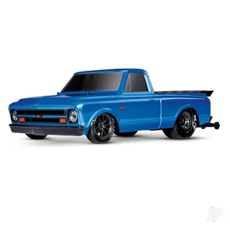 Traxxas Drag Slash 1:10 2WD Brushless Electric RTR Drag Racing Truck, Brilliant Blue (+ TQi 2-ch, TSM, VXL-3S, Velineon 3500kV)