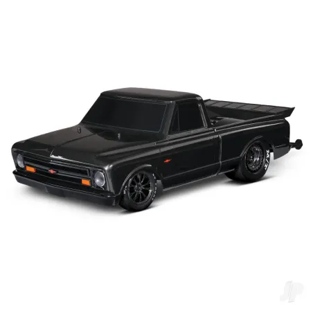 Traxxas Drag Slash 1:10 2WD Brushless Electric RTR Drag Racing Truck, Midnight Black (+ TQi 2-ch, TSM, VXL-3S, Velineon 3500kV)