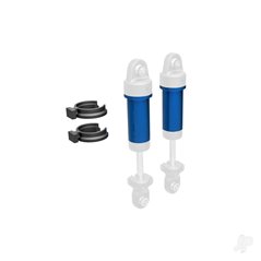Traxxas Body, GTM shock, 6061-T6 Aluminium (blue-anodised) (includes spring pre-load spacers) (2)