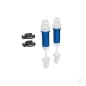 Traxxas Body, GTM shock, 6061-T6 Aluminium (blue-anodised) (includes spring pre-load spacers) (2)