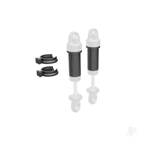 Traxxas Body, GTM shock, 6061-T6 aluminium (dark titanium-anodised) (includes spring pre-load spacers) (2)