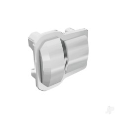 Traxxas Differential cover, front or rear (statin chrome) (2)