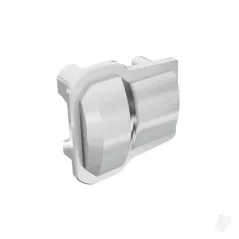 Traxxas Differential cover, front or rear (statin chrome) (2)