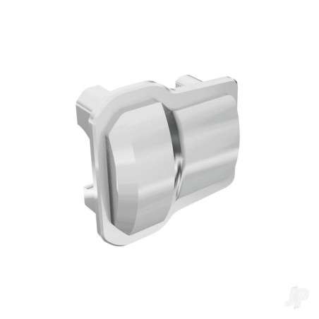 Traxxas Differential cover, front or rear (statin chrome) (2)