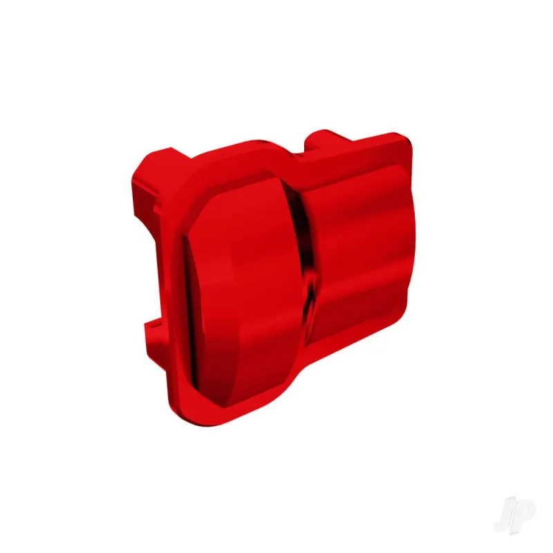 Traxxas Differential cover, front or rear (red) (2)