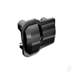 Traxxas Differential cover, front or rear (black chrome) (2)