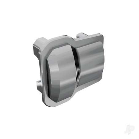 Traxxas Differential cover, front or rear (grey) (2)