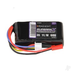Radient LiPo 3S 600mAh 11.1V 30C JST