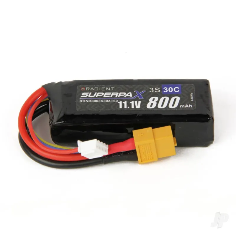 Radient LiPo 3S 800mAh 11.1V 30C XT60
