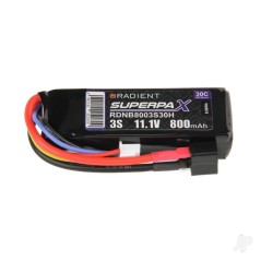 Radient LiPo 3S 800mAh 11.1V 30C Deans (HCT)