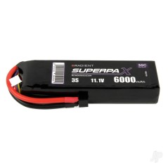 Radient LiPo 3S 6000mAh 11.1V 30C Deans (HCT)