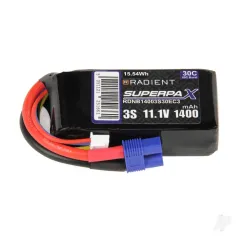 Radient LiPo 3S 1400mAh 11.1V 30C EC3