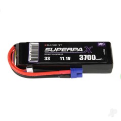 Radient LiPo 3S 3700mAh 11.1V 30C EC3