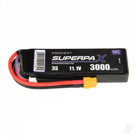 Radient LiPo 3S 3000mAh 11.1V 50C XT60