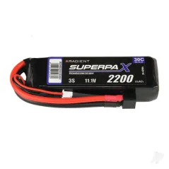 Radient LiPo 3S 2200mAh 11.1V 30C Deans (HCT)