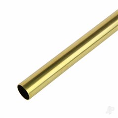 K&S 2.5mm Brass Round Tube, .225mm Wall (300mm long) (3 pcs)