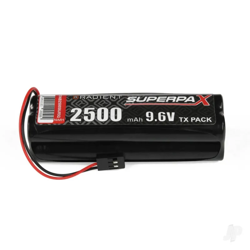 Radient NiMH 9.6V 2500mAh AA Square, Tx, Jr