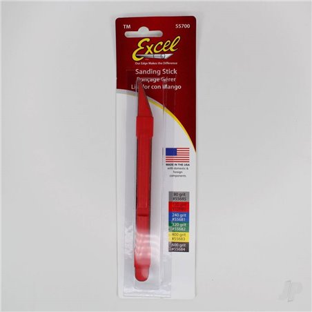 Excel Sanding Stick with 120 Belt (Carded)