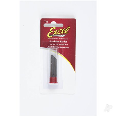 Excel 19A Angled Chisel Blade, Shank 0.345" (0.88 cm) (5 pcs) (Carded)