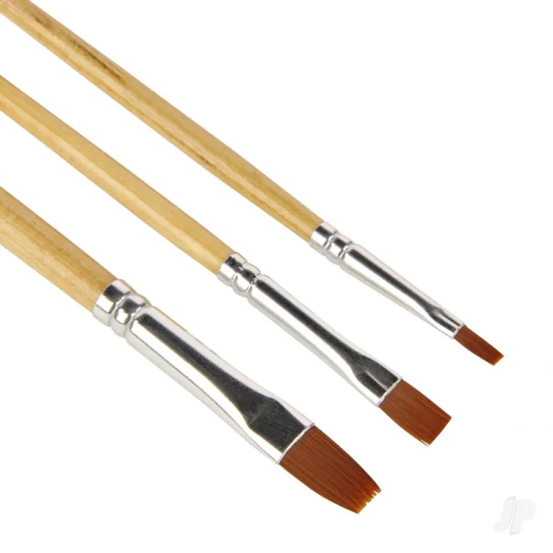Guild Lane Flat Brush Set (3 pcs)