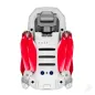 Master Airscrew MR-Mini 2 Prop Set x4 Red