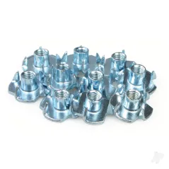 JP M4 T Nut 4 Prong (10 pcs)