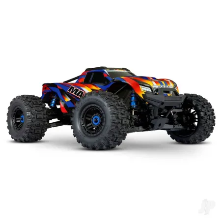 Traxxas Yellow Maxx 1:10 4X4 Brushless Electric RTR Monster Truck (+ TQi 2-ch, TSM, VXL-4S, Velineon 540XL, WideMaxx)