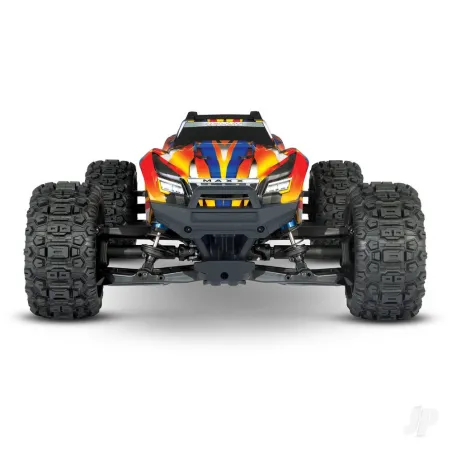Traxxas Yellow Maxx 1:10 4X4 Brushless Electric RTR Monster Truck (+ TQi 2-ch, TSM, VXL-4S, Velineon 540XL, WideMaxx)