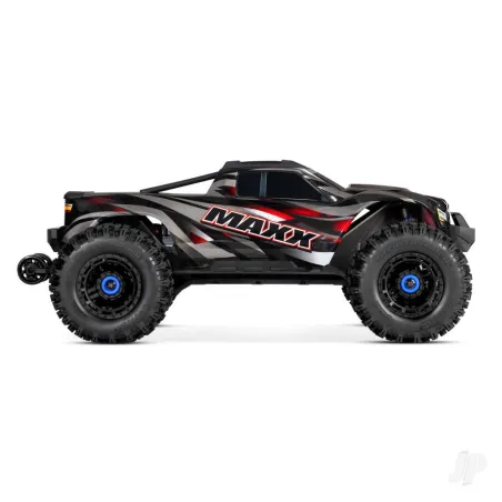 Traxxas Red Maxx 1:10 4X4 Brushless Electric RTR Monster Truck (+ TQi 2-ch, TSM, VXL-4S, Velineon 540XL, WideMaxx)