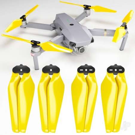 Master Airscrew MR-MC - 8.3x4.4 Prop F Set x4 Yellow for DJI Mavic Pro & Platinum