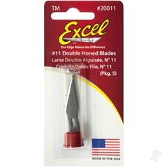 Excel 11 Double Honed Blade, Shank 0.25" (0.58 cm) (500 pcs) (Bulk)
