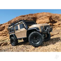 Traxxas Sand TRX-4 Land Rover Defender 1:10 4X4 Electric Trail Crawler (+ TQi 4-ch, XL-5 HV, Titan 550)
