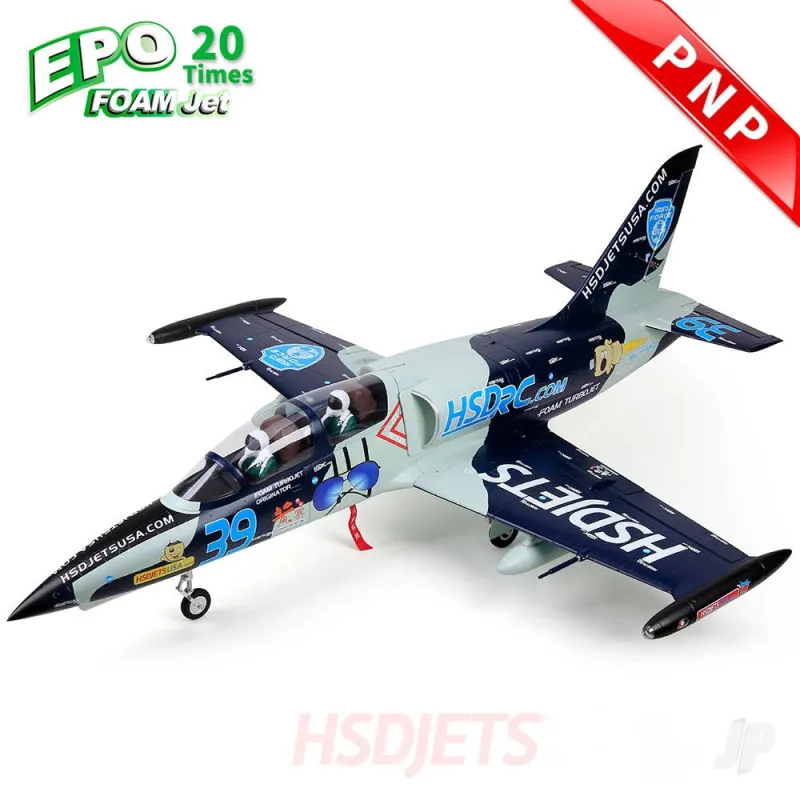 HSD Jets L-39 6kg Turbine Foam Jet, Blue Camo (PNP + Smoke, no turbine) XT60