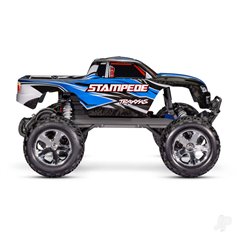 Traxxas Blue Stampede 1:10 2WD RTR Electric Monster Truck (+ TQ 2-ch, XL-5, Titan 550, 7-Cell NiMH, DC charger, LED lights)
