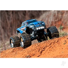 Traxxas Blue Stampede 1:10 2WD RTR Electric Monster Truck (+ TQ 2-ch, XL-5, Titan 550, 7-Cell NiMH, DC charger, LED lights)