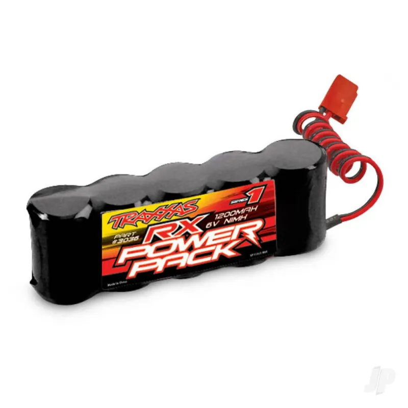 Traxxas NiMH 6.0V 1200mAh 5-Cell RX Power Pack, Flat