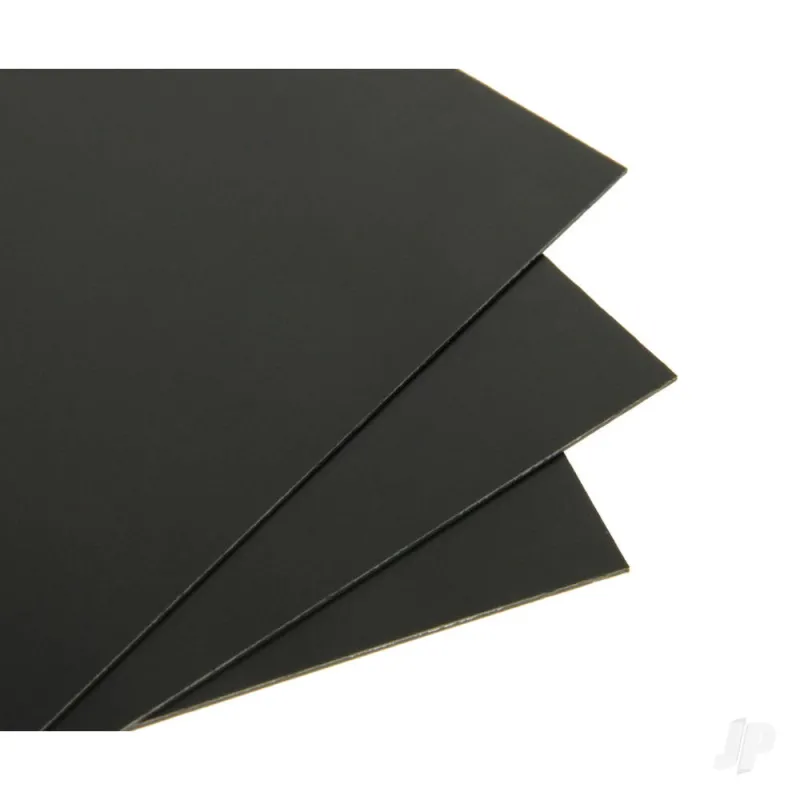 JP 9x13in Black Plastic Card 20Thou. (.50mm) (3 pcs) JP 9x13in Black Plastic Card 20Thou. (.50mm) (3 pcs)
