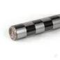 Oracover 2m ORACOVER Fun-3 Medium Chequered, Silver + Black (60cm width)