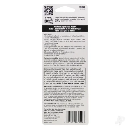 Super Glue Super Glue 2-Pack Small Card (2x 0.07oz, 2g)