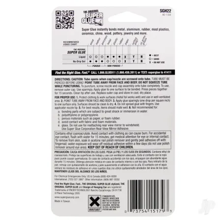 Super Glue Super Glue 2-Pack (2x 0.07oz, 2g)
